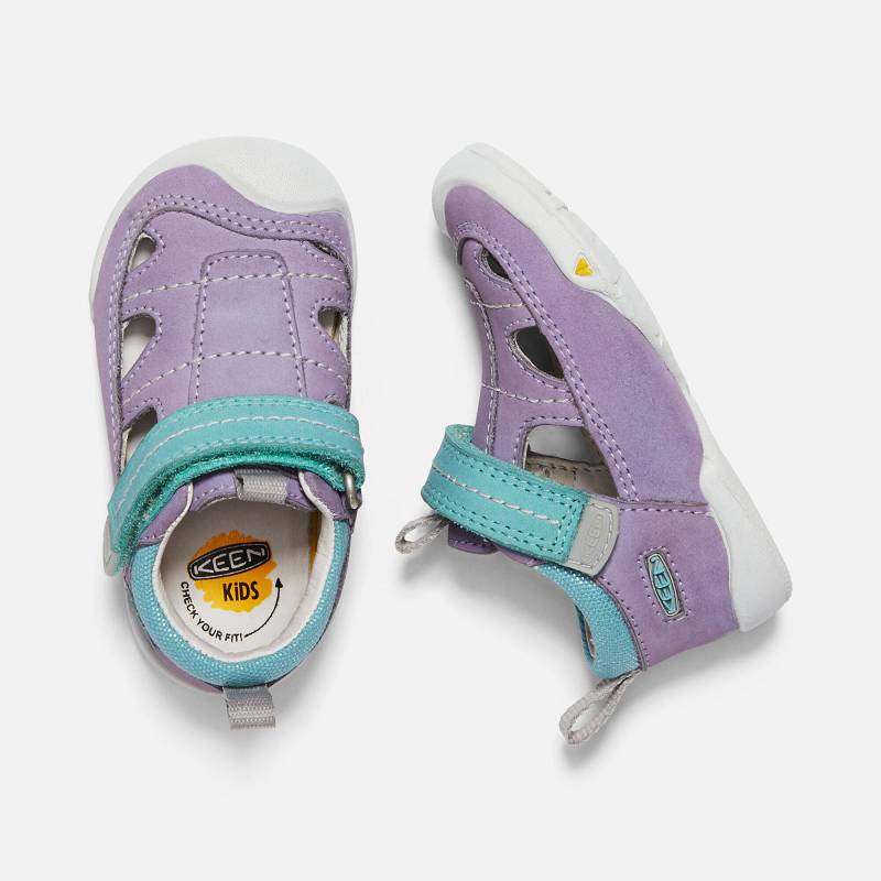 Keen Pep Fisherman Baby Sandalen Kinder DE-79534 Sweet Lavender/Aqua Haze - Keen Kinderschuhe Lila